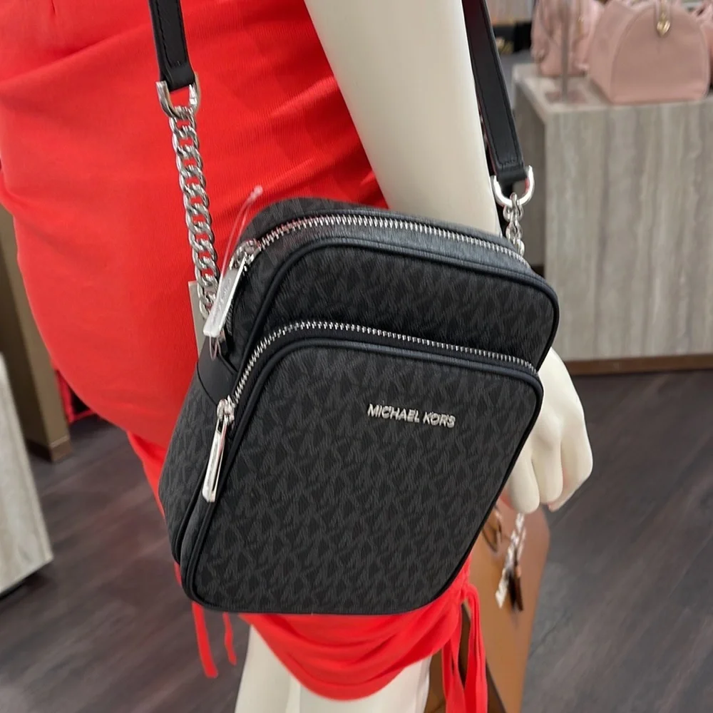 Michael Kors Jet Set Flight Crossbody black